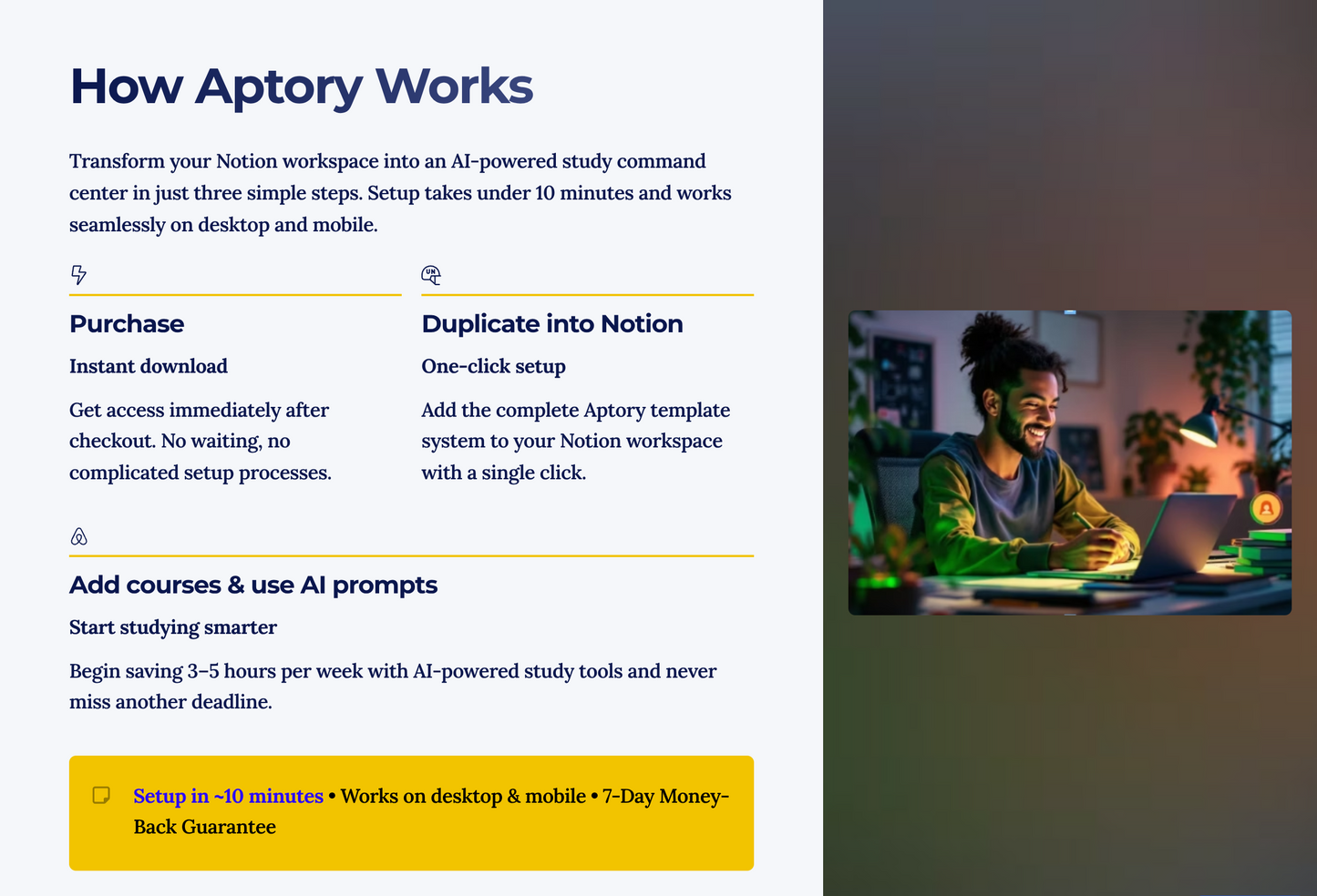 Aptory – Your AI Study System